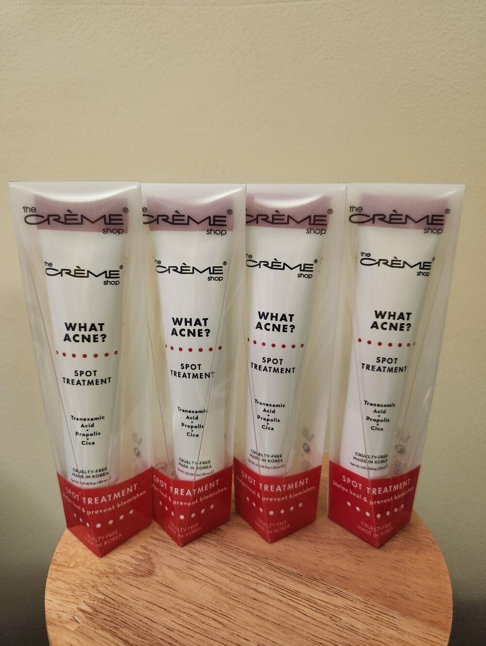 The Creme Shop What Acne? Spot Treatment 4-pack New